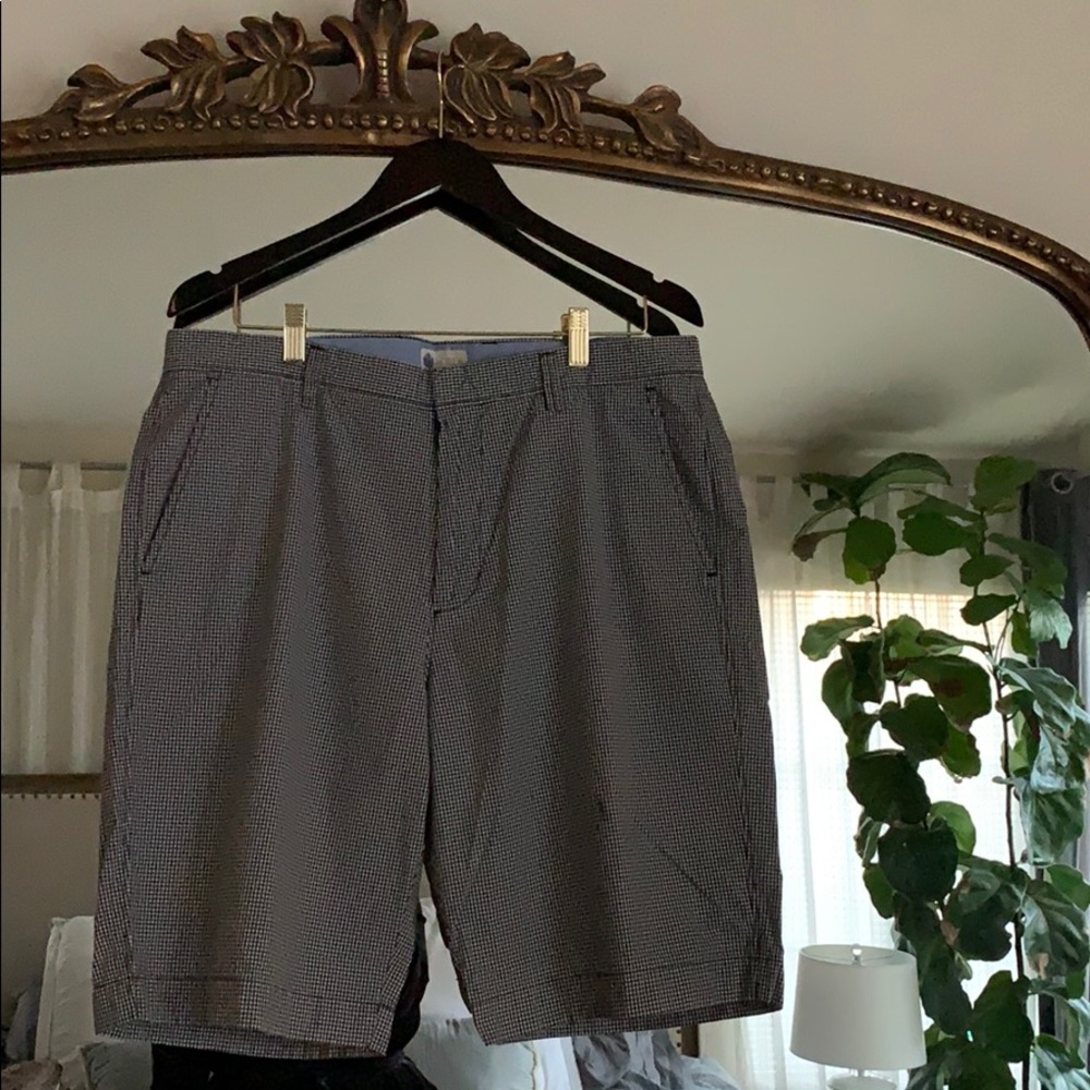 J. Crew Black Gingham Shorts